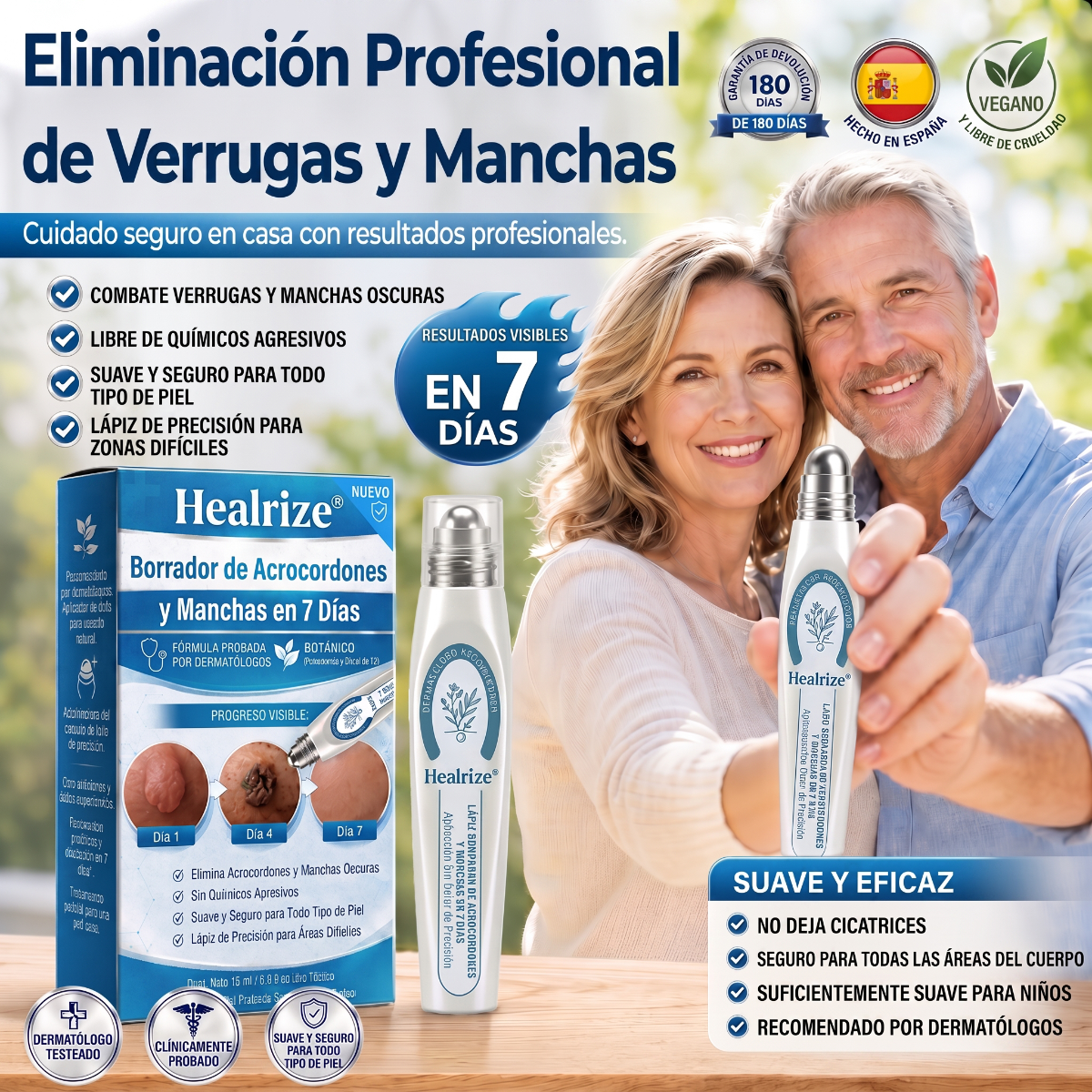 🍠𝐓𝐢𝐞𝐧𝐝𝐚 𝐨𝐟𝐢𝐜𝐢𝐚𝐥 𝐝𝐞 𝐥𝐚 𝐦𝐚𝐫𝐜𝐚  𝐇𝐞𝐚𝐥𝐫𝐢𝐳𝐞® 𝐁𝐨𝐫𝐫𝐚𝐝𝐨𝐫 𝐝𝐞 𝐕𝐞𝐫𝐫𝐮𝐠𝐚𝐬 𝐲 𝐌𝐚𝐧𝐜𝐡𝐚𝐬 𝐝𝐞 𝟕 𝐃í𝐚𝐬(Roll-on Cero Dolor, Cero Cicatrices)