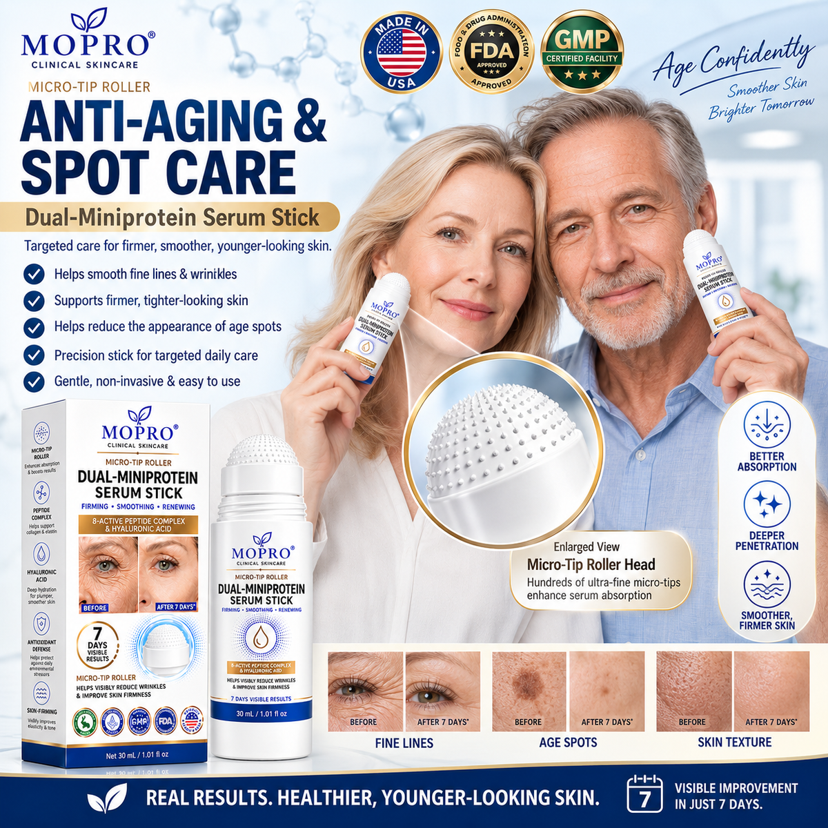 SAVE 30% WITH OUR BUNDLE DEAL Stock up on your MOPRO® Serum Sticks and enjoy 30% OFF. More sticks, better value, easier daily care.