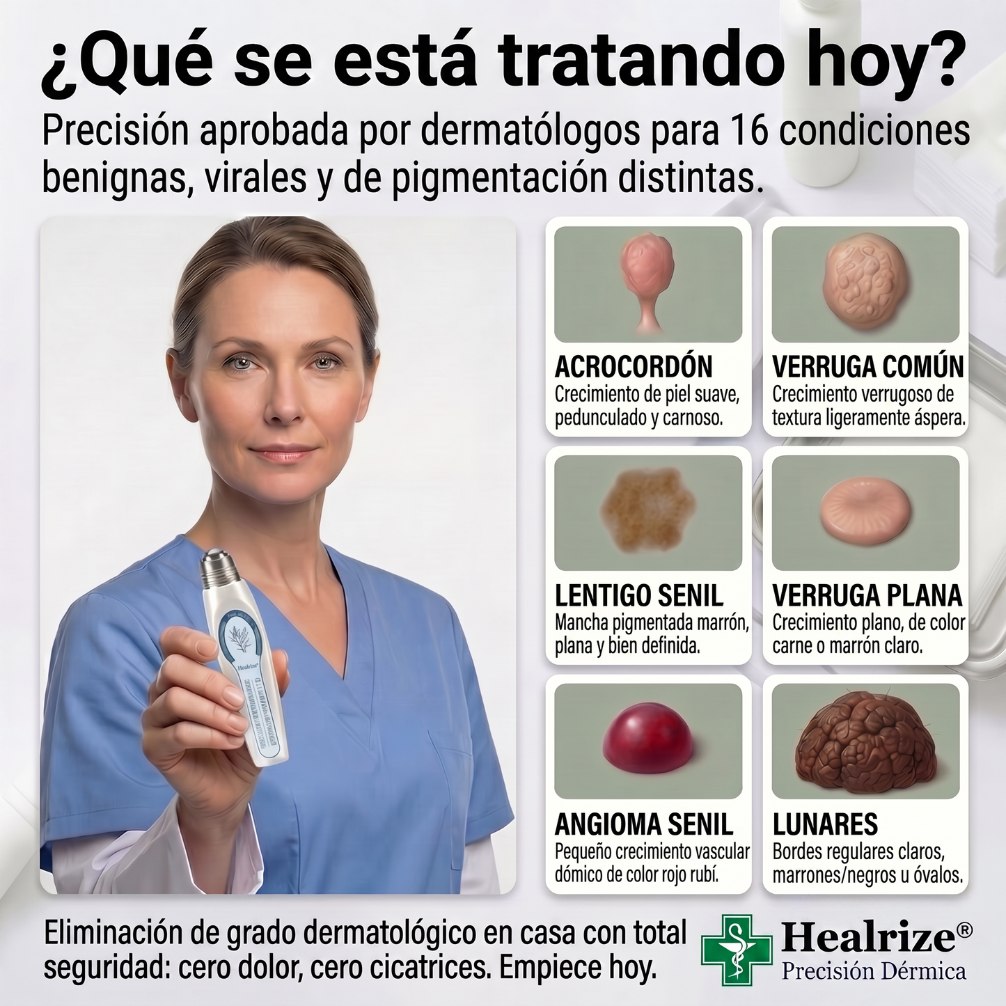 🍠𝐓𝐢𝐞𝐧𝐝𝐚 𝐨𝐟𝐢𝐜𝐢𝐚𝐥 𝐝𝐞 𝐥𝐚 𝐦𝐚𝐫𝐜𝐚  𝐇𝐞𝐚𝐥𝐫𝐢𝐳𝐞® 𝐁𝐨𝐫𝐫𝐚𝐝𝐨𝐫 𝐝𝐞 𝐕𝐞𝐫𝐫𝐮𝐠𝐚𝐬 𝐲 𝐌𝐚𝐧𝐜𝐡𝐚𝐬 𝐝𝐞 𝟕 𝐃í𝐚𝐬(Roll-on Cero Dolor, Cero Cicatrices)